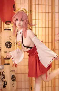 Enchanting Yae Miko Cosplay by Bangni邦尼 - Part 01 - image 7
