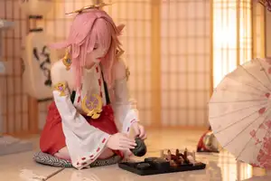 Enchanting Yae Miko Cosplay by Bangni邦尼 - Part 01 - image 2