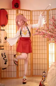 Enchanting Yae Miko Cosplay by Bangni邦尼 - Part 01 - image 29