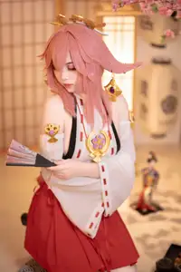 Enchanting Yae Miko Cosplay by Bangni邦尼 - Part 01 - image 28