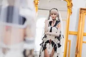 Coser Masaki Ya Qi stuns in Azur Lane Formidable dress a captivating portrayal of elegance and charm - image 6