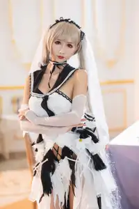 Coser Masaki Ya Qi stuns in Azur Lane Formidable dress a captivating portrayal of elegance and charm - image 4