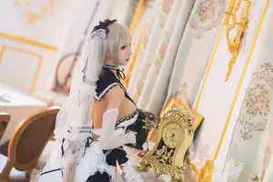 Coser Masaki Ya Qi stuns in Azur Lane Formidable dress a captivating portrayal of elegance and charm - image 2