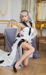Coser Masaki Ya Qi stuns in Azur Lane Formidable dress a captivating portrayal of elegance and charm - image 24