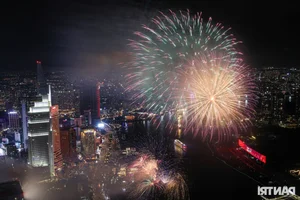 Locals Captivated by Breathtaking Fireworks Show Honoring Vietnam's National Holiday - image 0