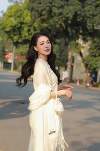 Timeless Elegance of Hanoi in a Traditional Silk Ao Dai - image 8