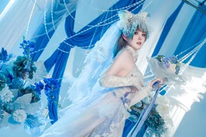 Natsuko Azur Lane Cheshire Wedding Dress Cosplay Gallery - image 18