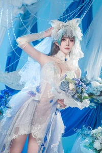 Natsuko Azur Lane Cheshire Wedding Dress Cosplay Gallery - image 17