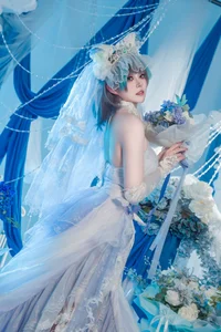 Natsuko Azur Lane Cheshire Wedding Dress Cosplay Gallery - image 12