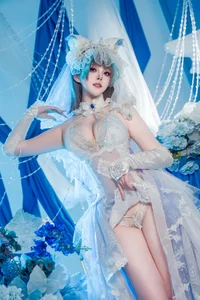 Natsuko Azur Lane Cheshire Wedding Dress Cosplay Gallery - image 5