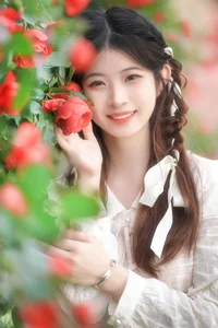 YiTuYu Art Language Vol.10080: Wo De Xiao Zhu Li - Elegant 18P Digital Portrait Photography Gallery - image 8