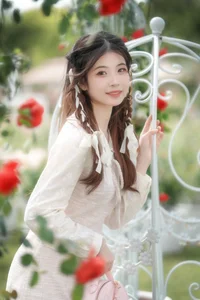 YiTuYu Art Language Vol.10080: Wo De Xiao Zhu Li - Elegant 18P Digital Portrait Photography Gallery - image 7