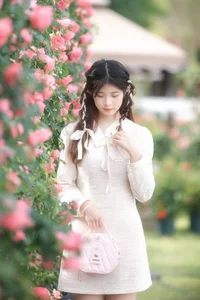 YiTuYu Art Language Vol.10080: Wo De Xiao Zhu Li - Elegant 18P Digital Portrait Photography Gallery - image 12