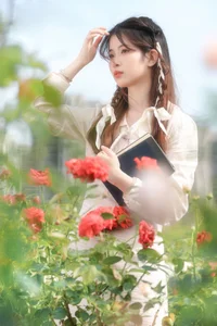 YiTuYu Art Language Vol.10080: Wo De Xiao Zhu Li - Elegant 18P Digital Portrait Photography Gallery - image 10