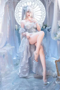 Stunning Nikke Cinderella Crystal Princess Cosplay by Xuan Xiao Xue Jie: High-Quality Goddess of Victory Photography and Anime Inspiration - image 35