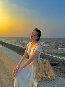 Luong Thuy Linh Stuns in Sensational Bikini Photoshoot by the Sea - image 0
