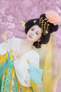 YiTuYu Vol.8745: Shi Yu Shi Ya – Captivating Hanfu Beauty Amidst Cherry Blossoms - image 13