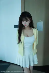 Discover Nuo Mi's Alluring Elegance in a Pristine White Dress - Exclusive XiuRen Collection No.10702 - image 21