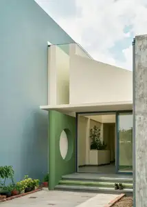 Explore Mekong Delta's Single-Story Home: Unique Skylight Design, Modern Living Space That Captivates. - image 1