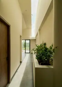 Explore Mekong Delta's Single-Story Home: Unique Skylight Design, Modern Living Space That Captivates. - image 9