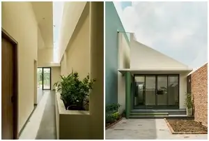 Explore Mekong Delta's Single-Story Home: Unique Skylight Design, Modern Living Space That Captivates. - image 7