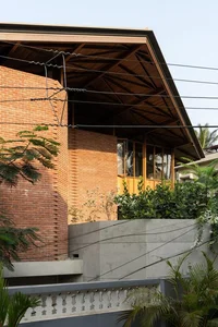 Sustainable 3-Story Home Featuring Traditional Coconut Wood Roofing and Local Architecture - image 28