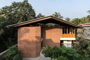 Sustainable 3-Story Home Featuring Traditional Coconut Wood Roofing and Local Architecture - image 10