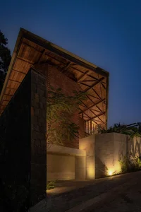 Sustainable 3-Story Home Featuring Traditional Coconut Wood Roofing and Local Architecture - image 18