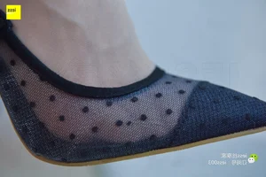 IESS 087 Jun Jun: Elegant Polka Dot Stockings and Classic High Heels Fashion Gallery - image 10