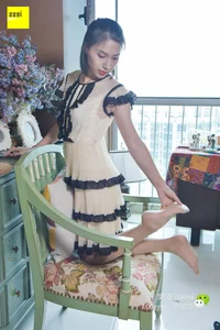 IESS 087 Jun Jun: Elegant Polka Dot Stockings and Classic High Heels Fashion Gallery - image 21