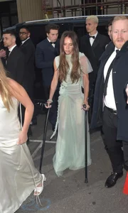 Victoria Beckham Celebrates Milestone 50th Birthday in Style Despite Glamorous Crutches and Sheer Elegance - image 5