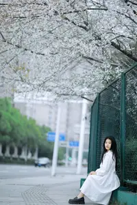 Long Xing Er: Graceful Cherry Blossom Muse – YiTuYu Vol.8741 Poetic Portrait - image 21