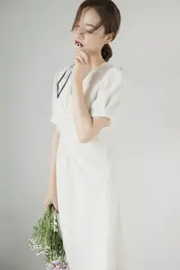 Zhou Xu Xu: Pure Beauty with Flowers in the Enchanting YiTuYu Vol.8758 Collection - image 13