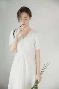 Zhou Xu Xu: Pure Beauty with Flowers in the Enchanting YiTuYu Vol.8758 Collection - image 12