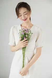 Zhou Xu Xu: Pure Beauty with Flowers in the Enchanting YiTuYu Vol.8758 Collection - image 0