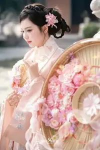 Pink Grace - Captivating Elegant Asian Traditional Beauty - image 14