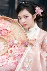 Pink Grace - Captivating Elegant Asian Traditional Beauty - image 2