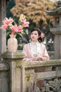 Pink Grace - Captivating Elegant Asian Traditional Beauty - image 12