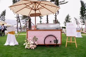Stunning Wedding Decor Featuring 5 Tons of Fresh Flowers by Ho Quynh Huong - image 9