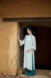 Vietnamese Grace: Elegant Portrait of a Young Woman in Lush Nature - image 5
