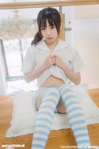 MTYH Vol.216: Kitaro Ketaro Charming Schoolgirl Style with Elegant Blue Striped Socks - image 5