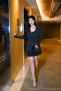 XiuRen No.10487 Mei You: Captivating Black OL Style, Professional Allure - image 23