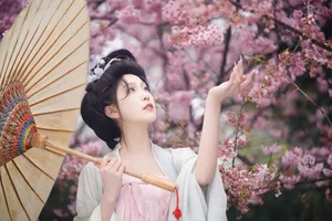 YITUYU Art Language 2024.04.27: Shu Qianyi and the Ethereal Beauty of Spring Cherry Blossoms - image 11