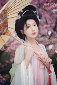 YITUYU Art Language 2024.04.27: Shu Qianyi and the Ethereal Beauty of Spring Cherry Blossoms - image 1
