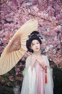 YITUYU Art Language 2024.04.27: Shu Qianyi and the Ethereal Beauty of Spring Cherry Blossoms - image 6
