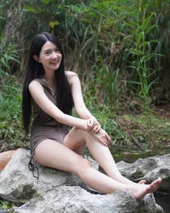 Captivating Thai Influencer Stuns as a Waterfall Goddess in Breathtaking Nature Photoshoot - image 5