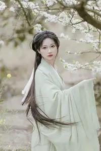 Pure Elegance of Qi Luo Sheng De Xiao Su Su Amidst Spring Blossoms - YiTuYu Vol.8817 - image 16