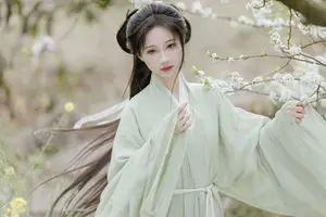 Pure Elegance of Qi Luo Sheng De Xiao Su Su Amidst Spring Blossoms - YiTuYu Vol.8817 - image 5