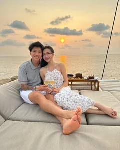 Footballer Doan Van Hau and Fiancée Doan Hai My Share Romantic Travel Highlights - image 6