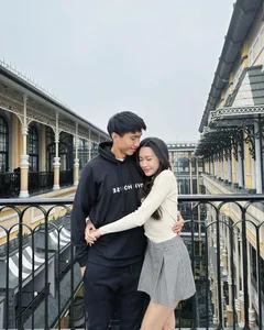 Footballer Doan Van Hau and Fiancée Doan Hai My Share Romantic Travel Highlights - image 1